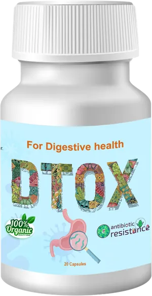 DTOX Capsules বোতল — ২০ Capsules